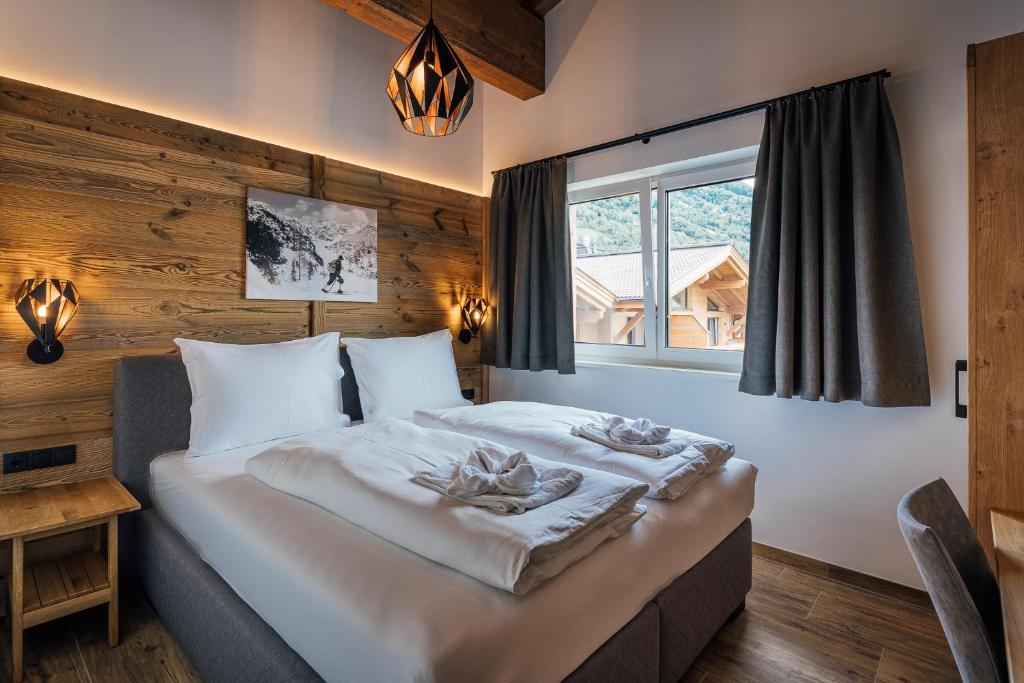 Rustige slaapkamer in een appartement bij Der Kehlbachwirt